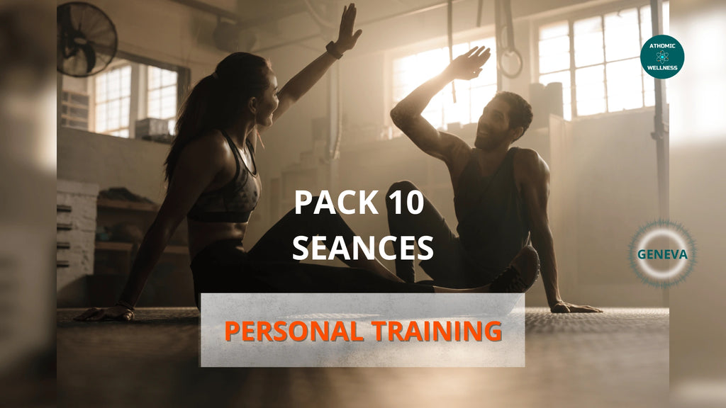 Pack complet de 10 séances de personal training à Genève – programme intensif et accompagnement premium Athomic Wellness.