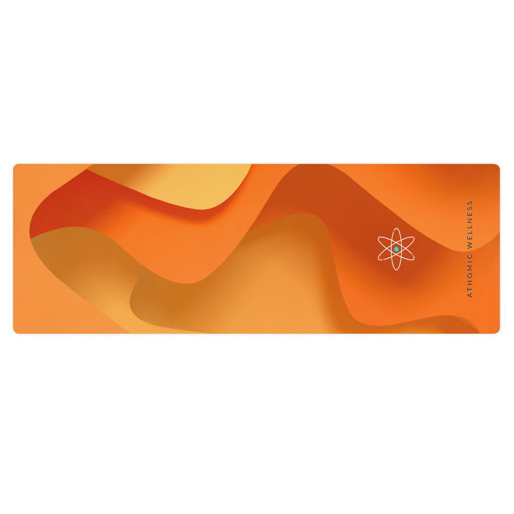 Gros plan du tapis de yoga Solar Flare Athomic Wellness