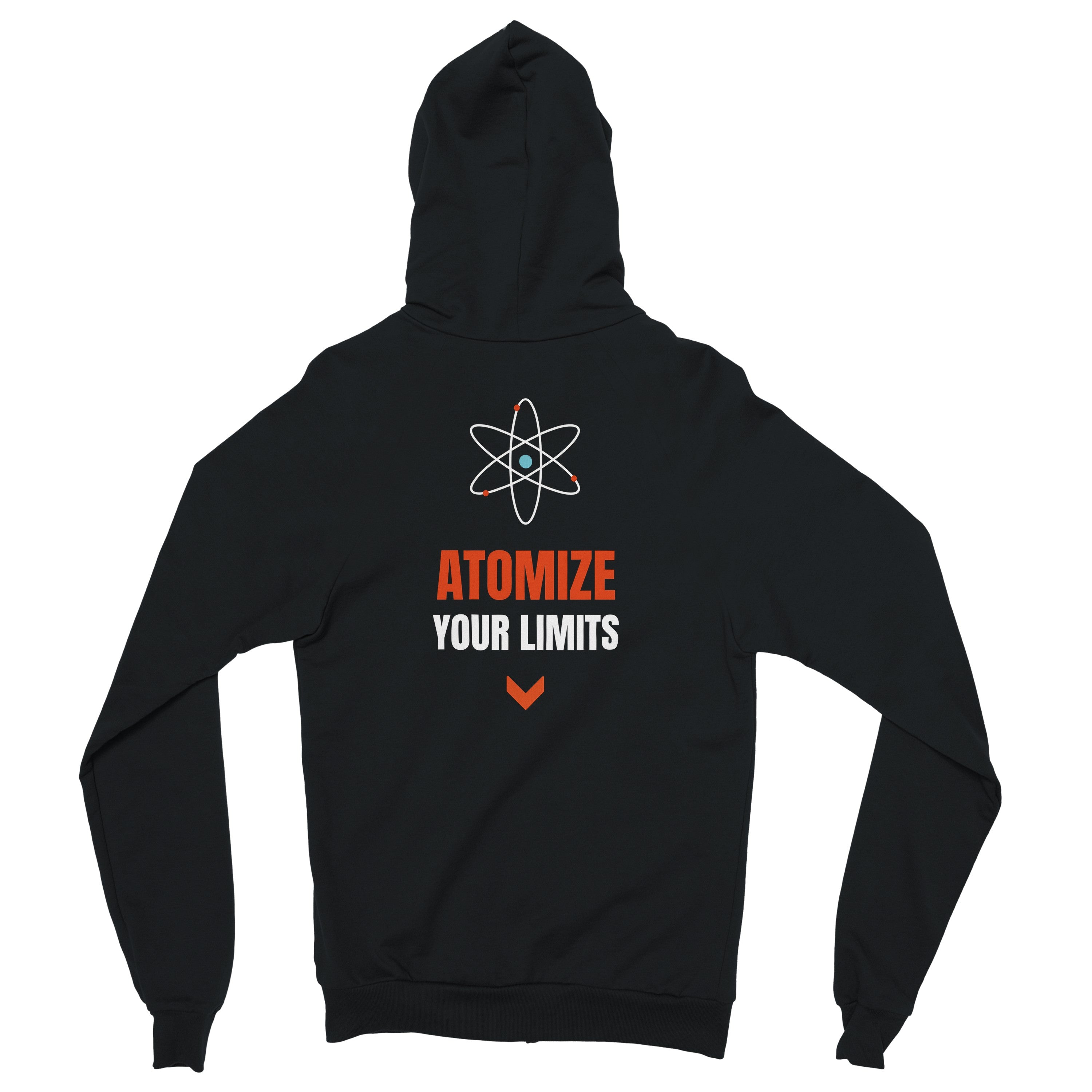 Hoodie Athomic Wellness Atomize – Black – vue dos