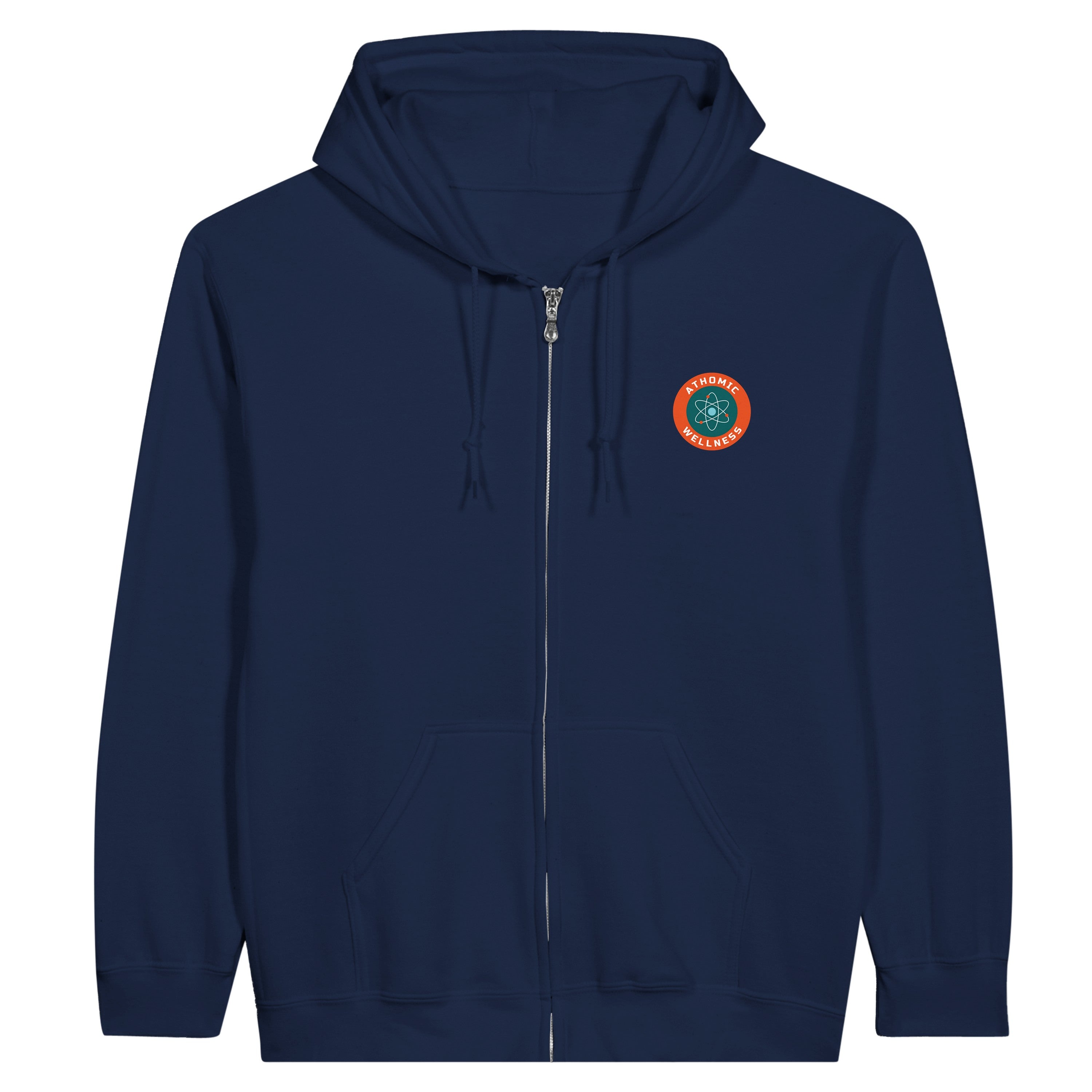 Hoodie Athomic Wellness Core Power – Navy – vue face