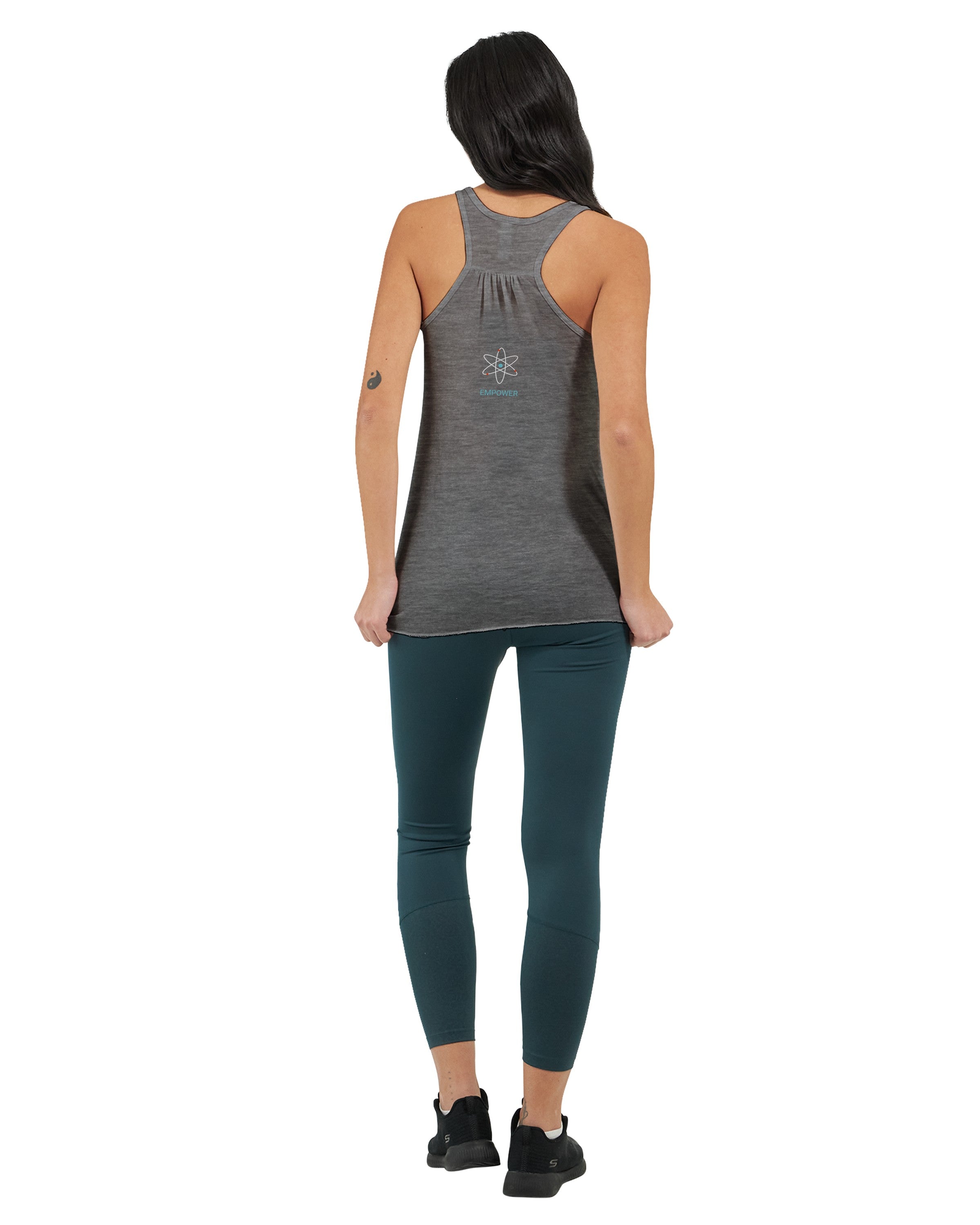 Débardeur Athomic Wellness Empower – Gray Heather – vue dos portée