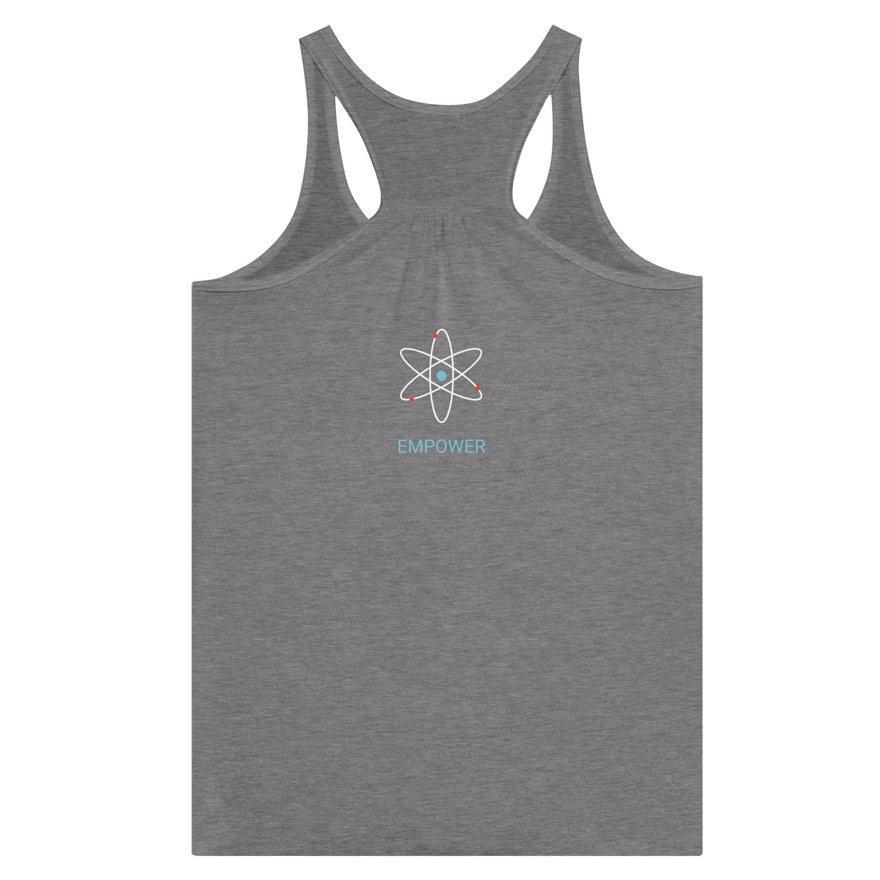 Débardeur Athomic Wellness Empower – Gray Heather – vue dos à plat