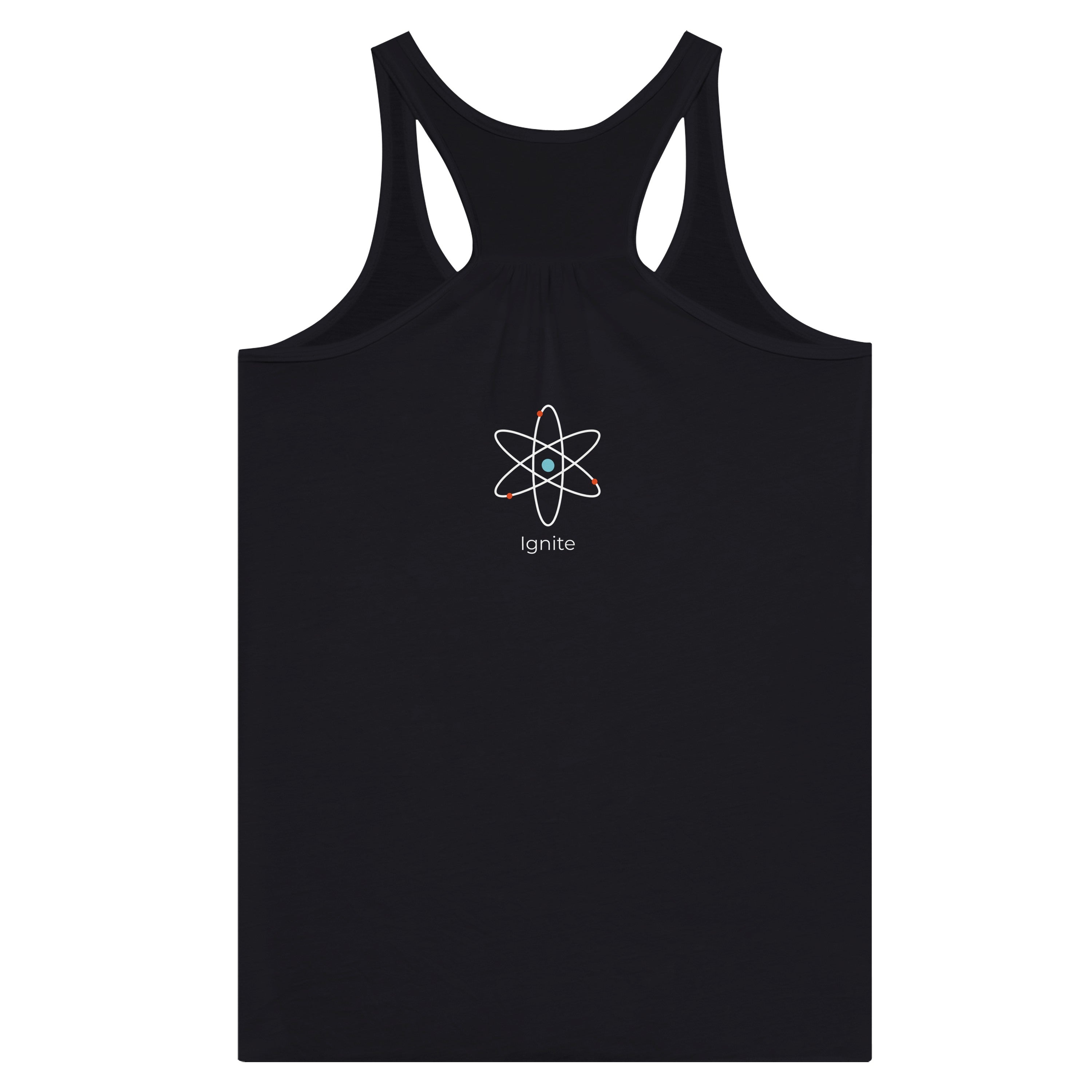 Débardeur Athomic Wellness Ignite – Dark Gray – vue dos à plat