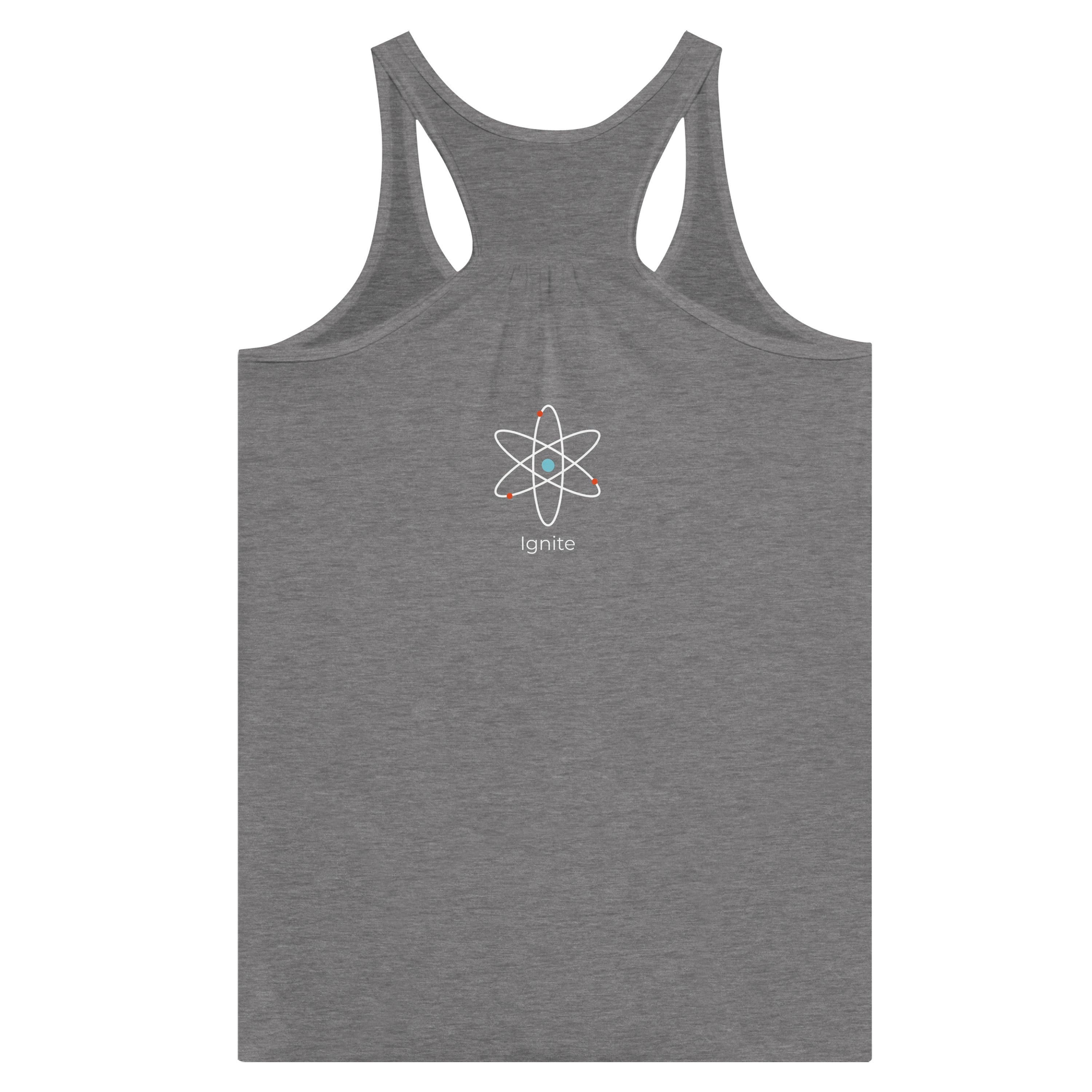 Débardeur Athomic Wellness Ignite – Gray Heather – vue dos à plat